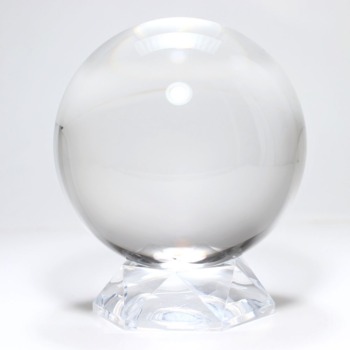 記念特価★[超特価！品質ランク★★★★☆]ブラジル産天然無垢本水晶玉/天然本物透明スフィア（直径100mmUP丸玉/鑑別書付属・この価格ではもう買い付けすら不可能！）(24th-SMUKU-CT7467IS)