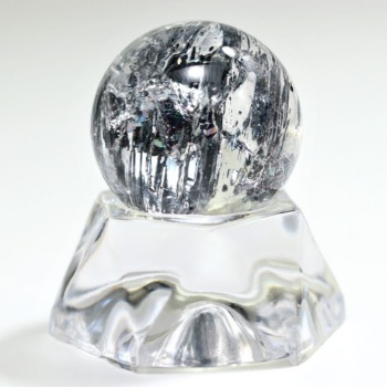 記念特価★[プレミアム]スティブナイトインクォーツ丸玉/スフィア（直径23.4mm）(24th-STIBQ-SPH0234IS)