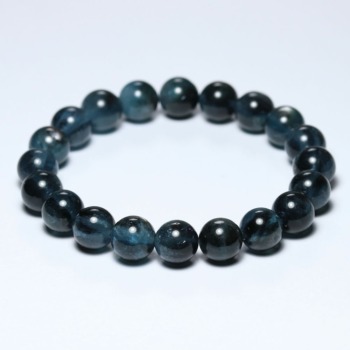 記念特価★[高品質]ブラジル産スターモスアクアマリンブレスレット（約9.5mm玉）(24th-STMO-BR0951IS)