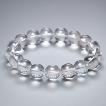 記念特価★[高品質]モザンビーク産スタークォーツブレスレット（約12mm玉・スターが出ない数玉含むため大特価！）(24th-STQT-BR1201IS)