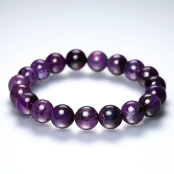 記念特価★[高品質]アフリカ産スギライトブレスレット（約11mm玉）(24th-SUGI-BR1101IS)