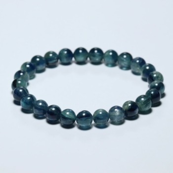 記念特価★[高品質++]タンザニア産カイヤナイトブレスレット（約8mm玉）(24th-TAKY-BR0801IS)