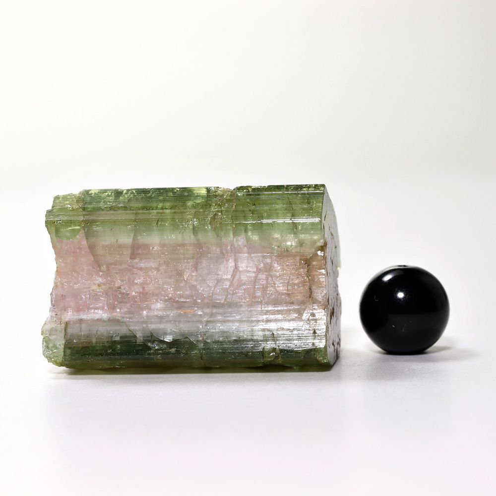 記念特価★ブラジル産ウォーターメロントルマリン結晶原石/上下磨き(24g)-slide-7