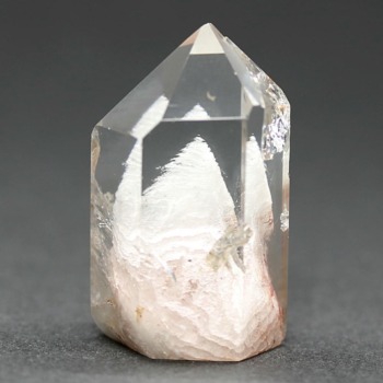 記念特価★[高品質]ブラジル産ホワイトファントムガーデンクォーツポリッシュポイント(24th-WPG-PP0158IS)