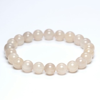 記念特価★[3A]ブラジル産ホワイトサゲニティッククォーツブレスレット/流通名ホワイトルチル（約8.5mm玉）(24th-WSTQ-BR0851IS)