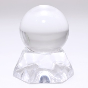 記念特価★ブラジル産無垢水晶丸玉/スフィア（直径27.2mm）(25th-CRYMU-SPH0028)