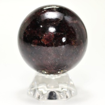 記念特価★ブラジル産ガーネット丸玉/スフィア（直径46.7mm）(25th-GARNT-SPH0046)