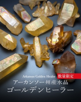 [6/22]アメリカ/アーカンソー州産水晶ゴールデンヒーラー（数量限定）