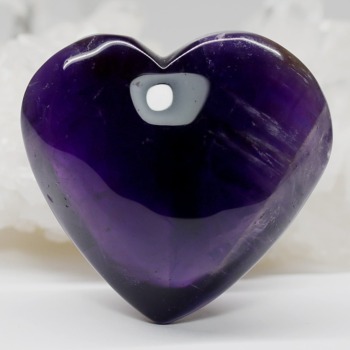 ブラジル産アメジストハートオブジェ（85.1g）(AME-HT0851IS)