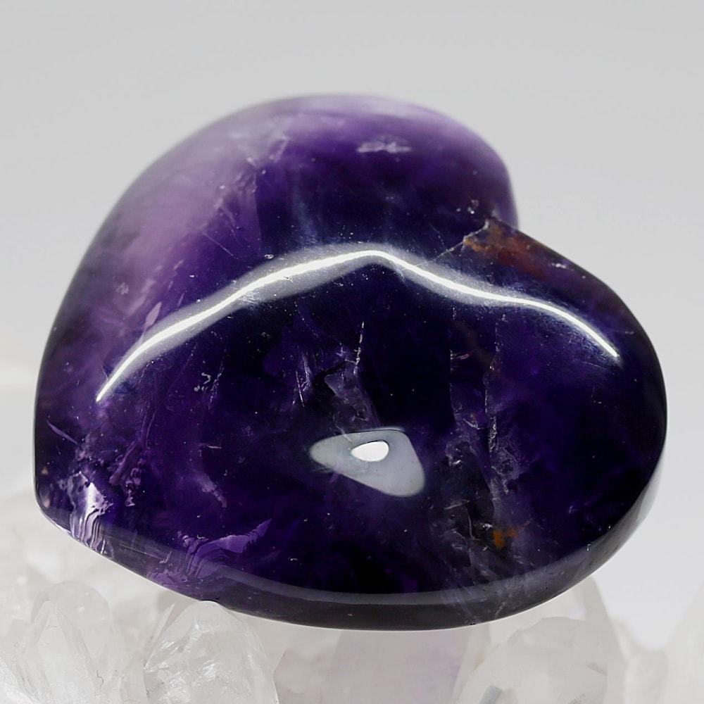 ブラジル産アメジストハートオブジェ(100g)-slide-4