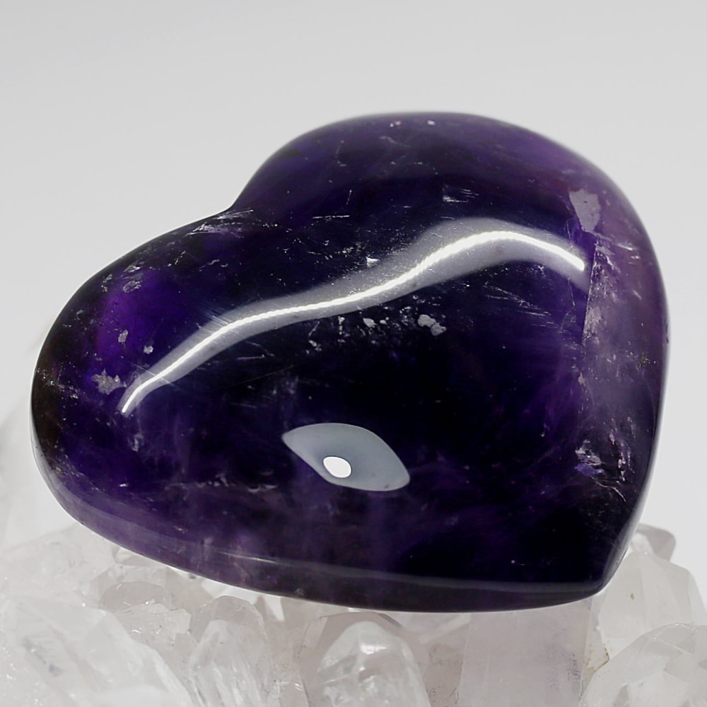 ブラジル産アメジストハートオブジェ(125g)-slide-3