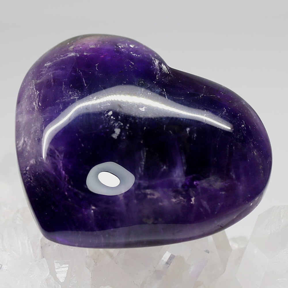 ブラジル産アメジストハートオブジェ(125g)-slide-4