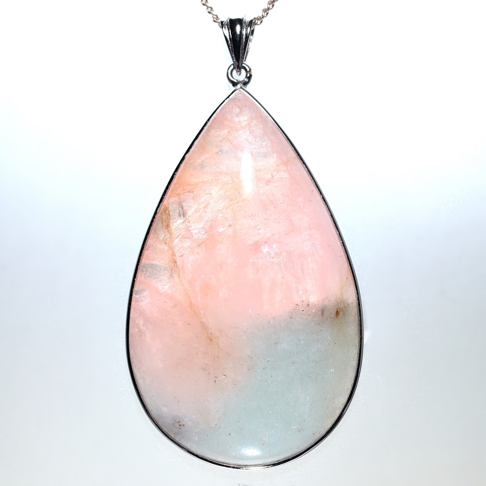 モルガナイト&アクアマリンペンダントトップ(シルバー925)-slide-0