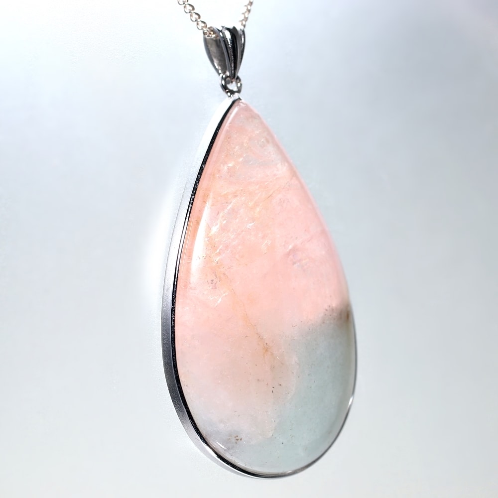 モルガナイト&アクアマリンペンダントトップ(シルバー925)-slide-2