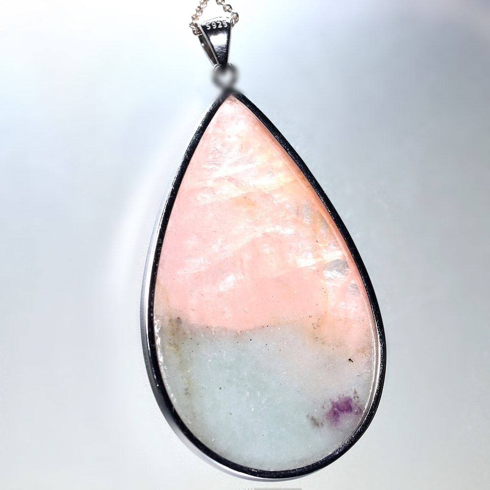 モルガナイト&アクアマリンペンダントトップ(シルバー925)-slide-3