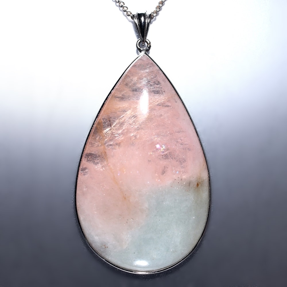 モルガナイト&アクアマリンペンダントトップ(シルバー925)-slide-4