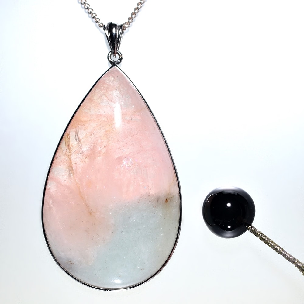 モルガナイト&アクアマリンペンダントトップ(シルバー925)-slide-6