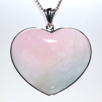 モルガナイト＆アクアマリンペンダントトップ（シルバー925）(AQMR-PT0129IS)