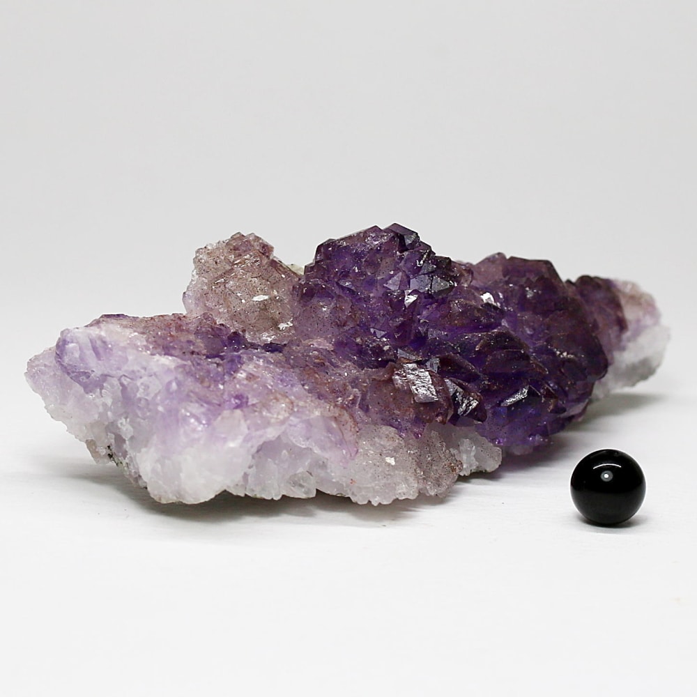 インド/カルール産アメジストエレスチャルクラスター(原石67.9g・レピドクロサイト、ゲーサイト内包)-slide-9
