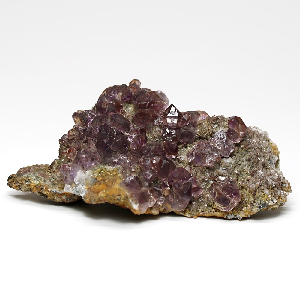 インド/カルール産アメジストエレスチャルクラスター(原石69.1g・レピドクロサイト、ゲーサイト内包)-slide-3