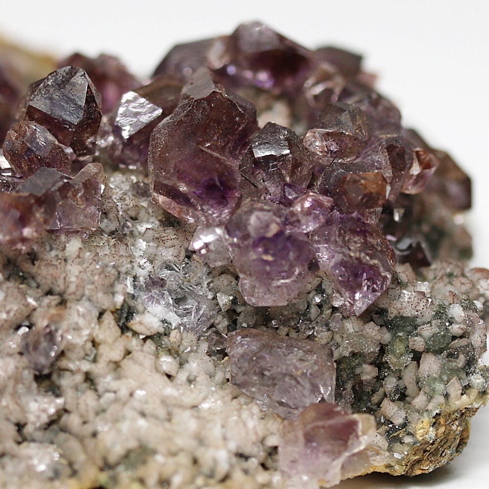 インド/カルール産アメジストエレスチャルクラスター(原石69.1g・レピドクロサイト、ゲーサイト内包)-slide-5