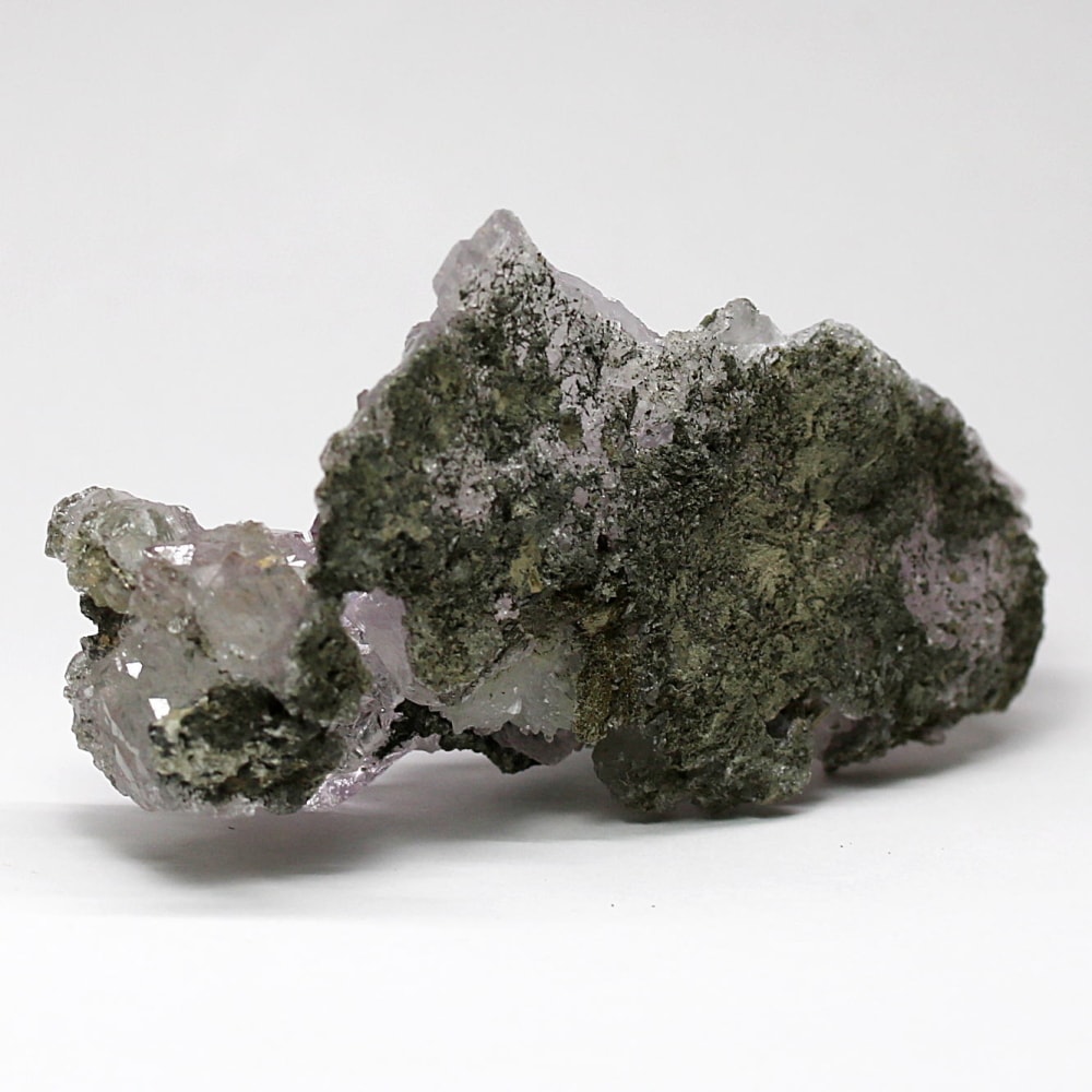 インド/カルール産アメジストエレスチャルクラスター(原石143g・レピドクロサイト内包)-slide-2