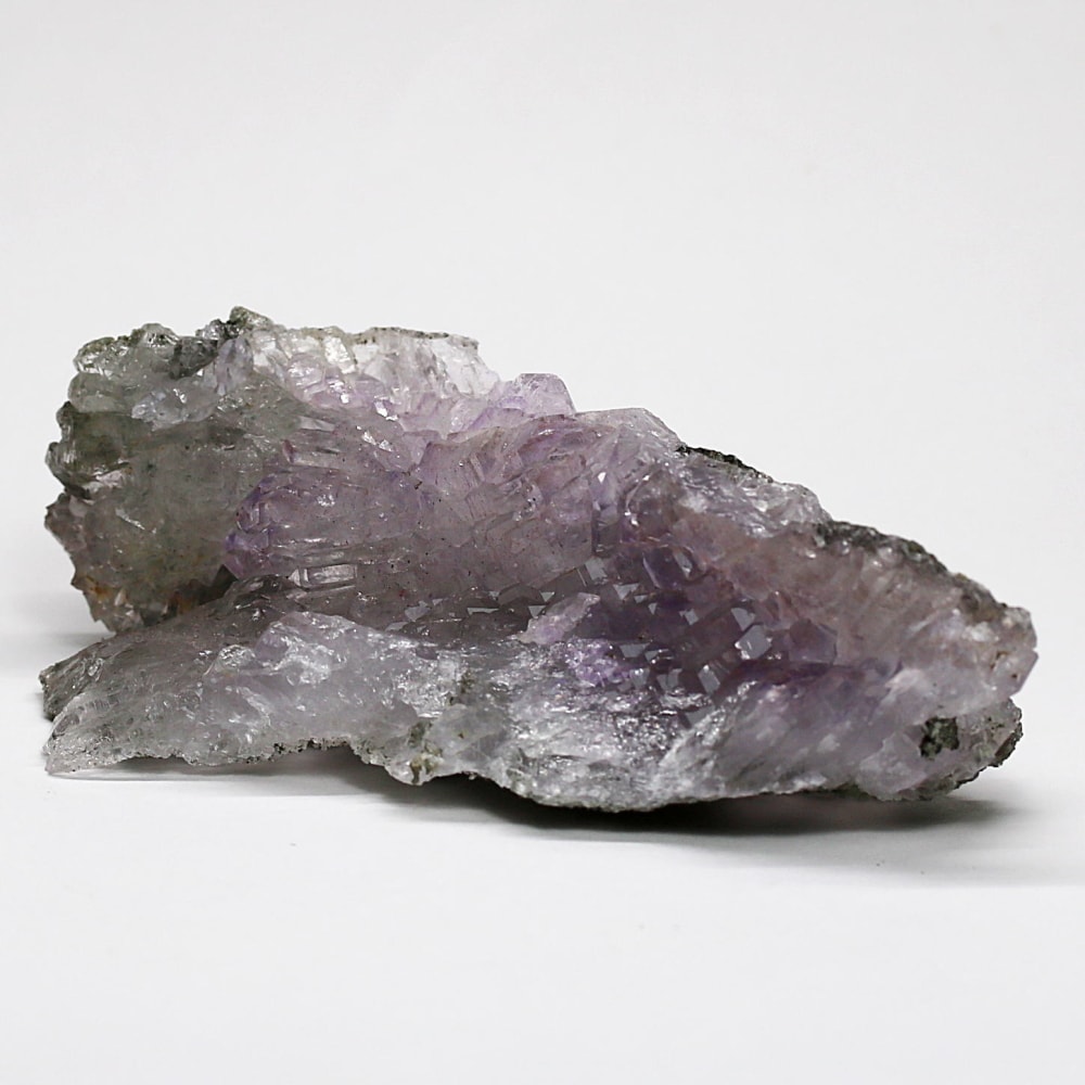 インド/カルール産アメジストエレスチャルクラスター(原石143g・レピドクロサイト内包)-slide-5