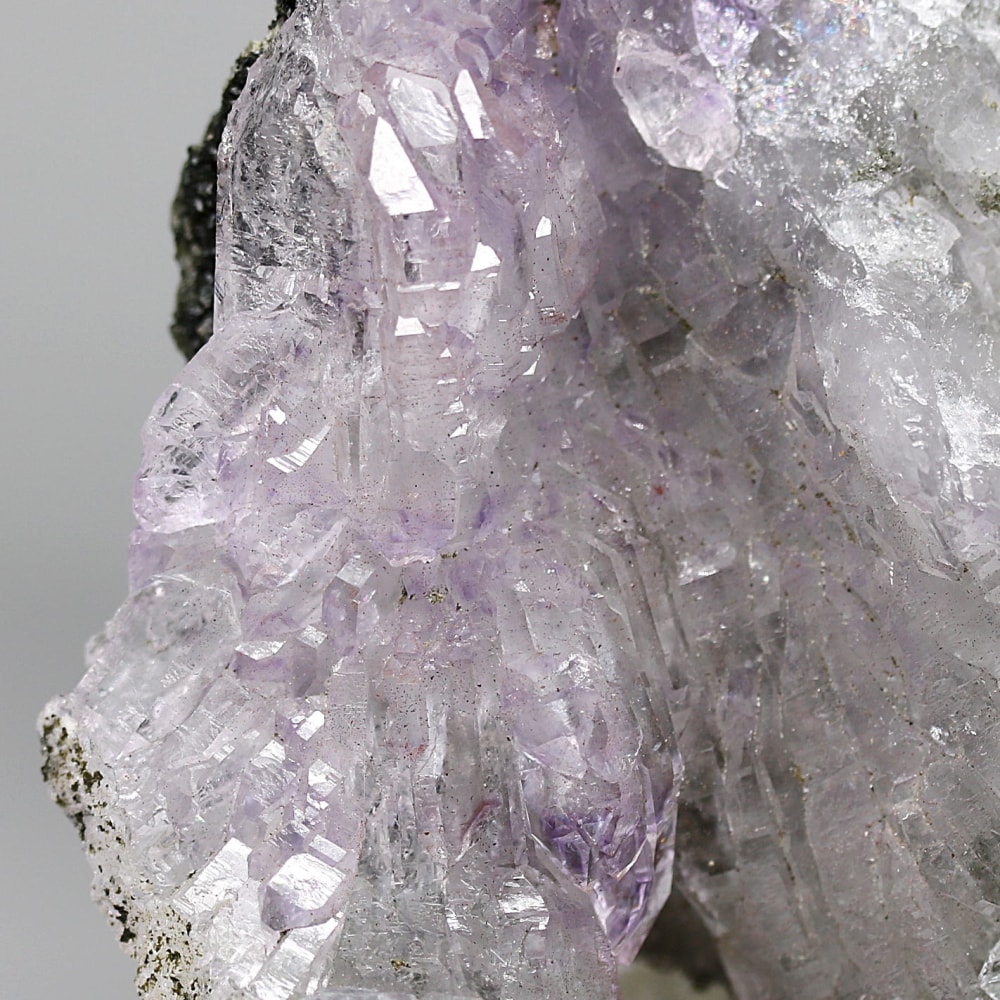 インド/カルール産アメジストエレスチャルクラスター(原石143g・レピドクロサイト内包)-slide-7