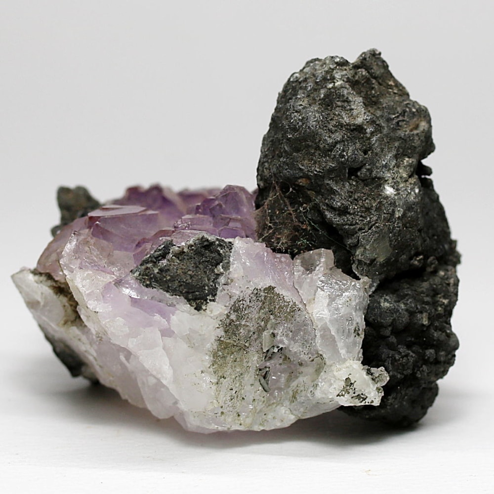 インド/カルール産アメジストエレスチャルクラスター(原石173g・レピドクロサイト内包)-slide-2