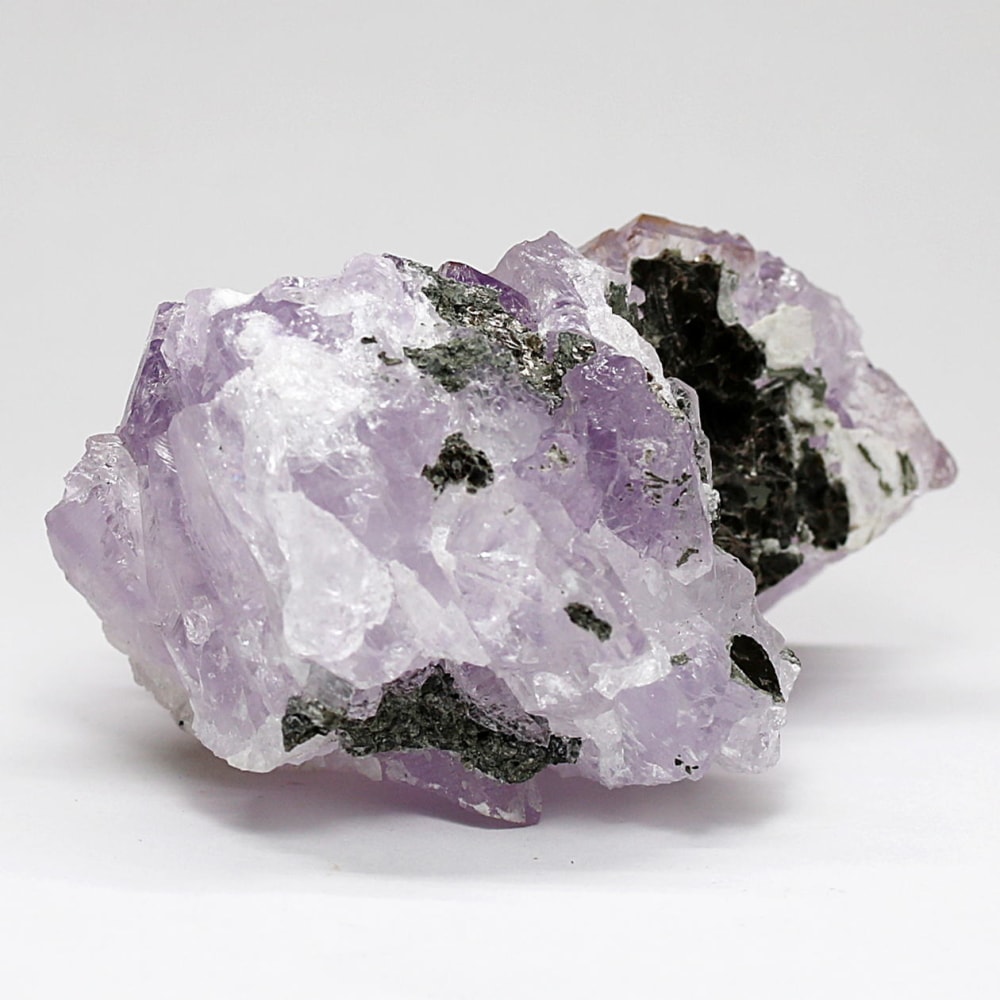 インド/カルール産アメジストエレスチャルクラスター(原石179g・マイカ共生)-slide-2