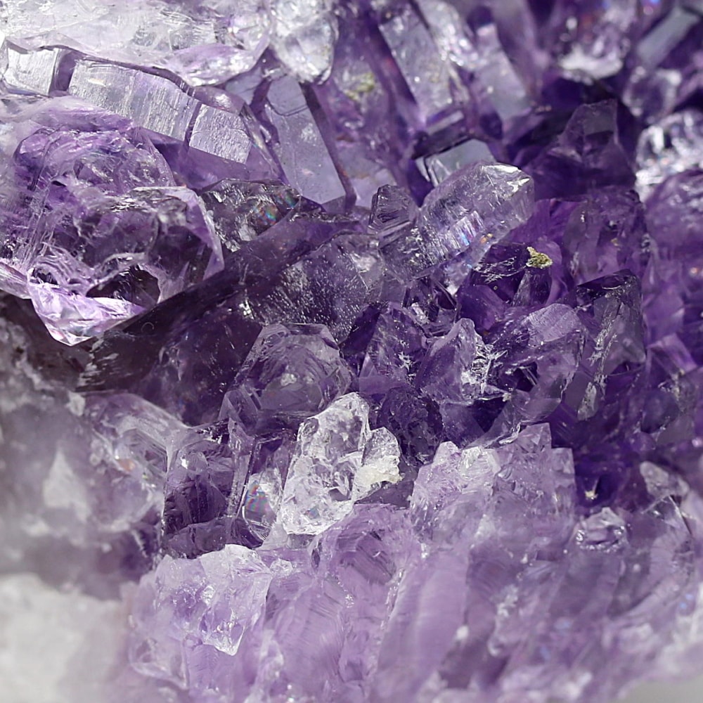 インド/カルール産アメジストエレスチャルクラスター(原石331g・マイカ共生・今では貴重な濃い紫)-slide-8