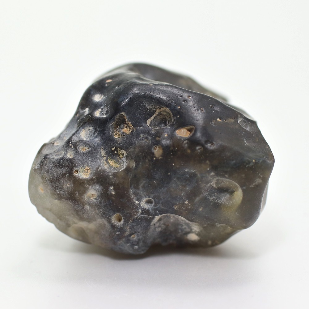 希少・高品質]天然ブラックリビアングラス原石（40.5g）(BLIBY 