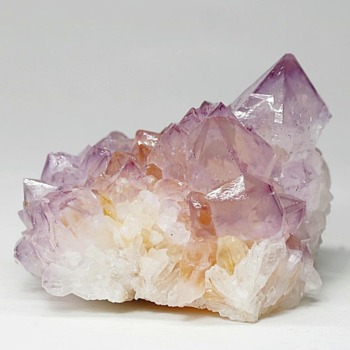 [高品質]南アフリカ産カクタスアメジストクラスター（原石217g）(CAAM-CL2170IS)