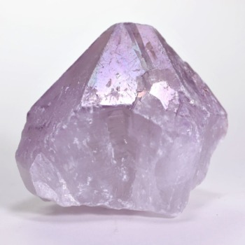 [レア石！]インド/カルール産ラベンダーオーラアメジスト（原石ナチュラルポイント・98.3g）(CARO-NP0983IS)
