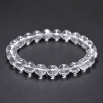 [特別価格/3A+]インド/マニハール産ヒマラヤ水晶ブレスレット（約8.5mm玉）(CHMH-BR0856IS)