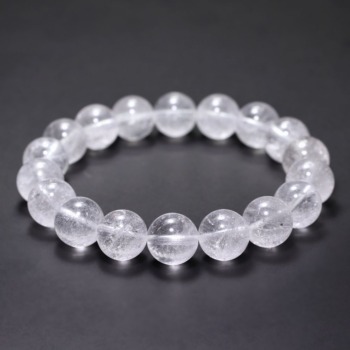 [特別価格/AA]インド/マニハール産ヒマラヤ水晶ブレスレット（約11mm玉）(CHMH-BR1101IS)