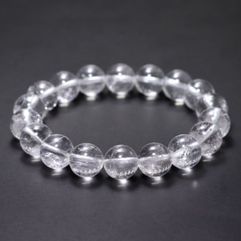 [特別価格/3A++]インド/マニハール産ヒマラヤ水晶ブレスレット（約11mm玉）(CHMH-BR1103IS)