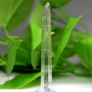 [高品質]コロンビア産レーザーレムリアンシードクリスタル（原石ダブルポイント/全長約82.4mm）(COLM-NP0105IS)