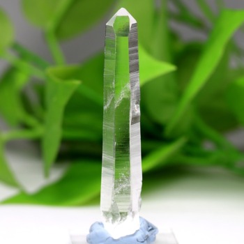 [高品質]コロンビア産レーザーレムリアンシードクリスタル（原石ナチュラルポイント/全長約74.0mm）(COLM-NP0176IS)