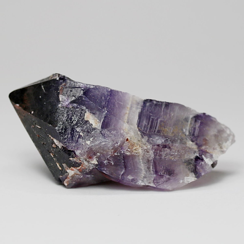 西インド/マハラシュトラ州産シェブロンアメジスト原石ナチュラルポイント(51.0g・ケープアメジスト)-slide-2