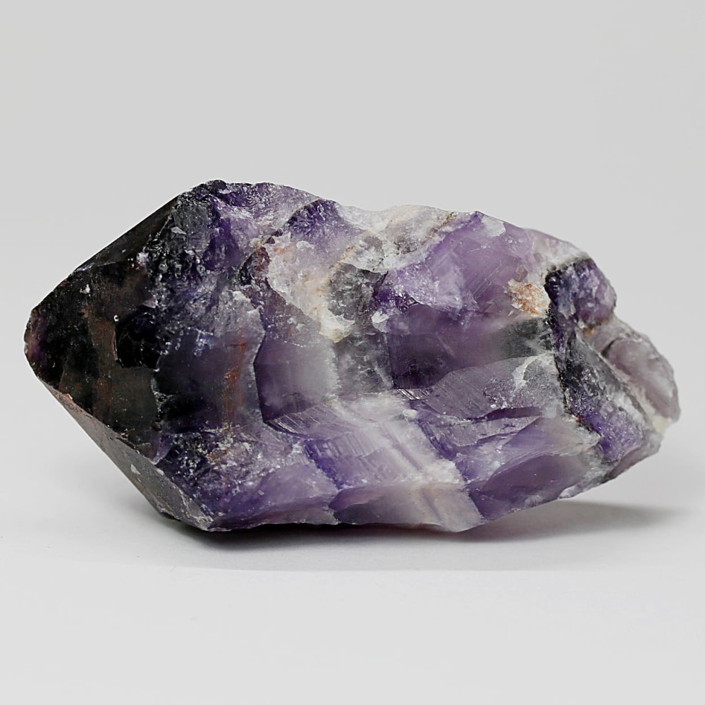 西インド/マハラシュトラ州産シェブロンアメジスト原石ナチュラルポイント(52.7g・ケープアメジスト)-slide-2