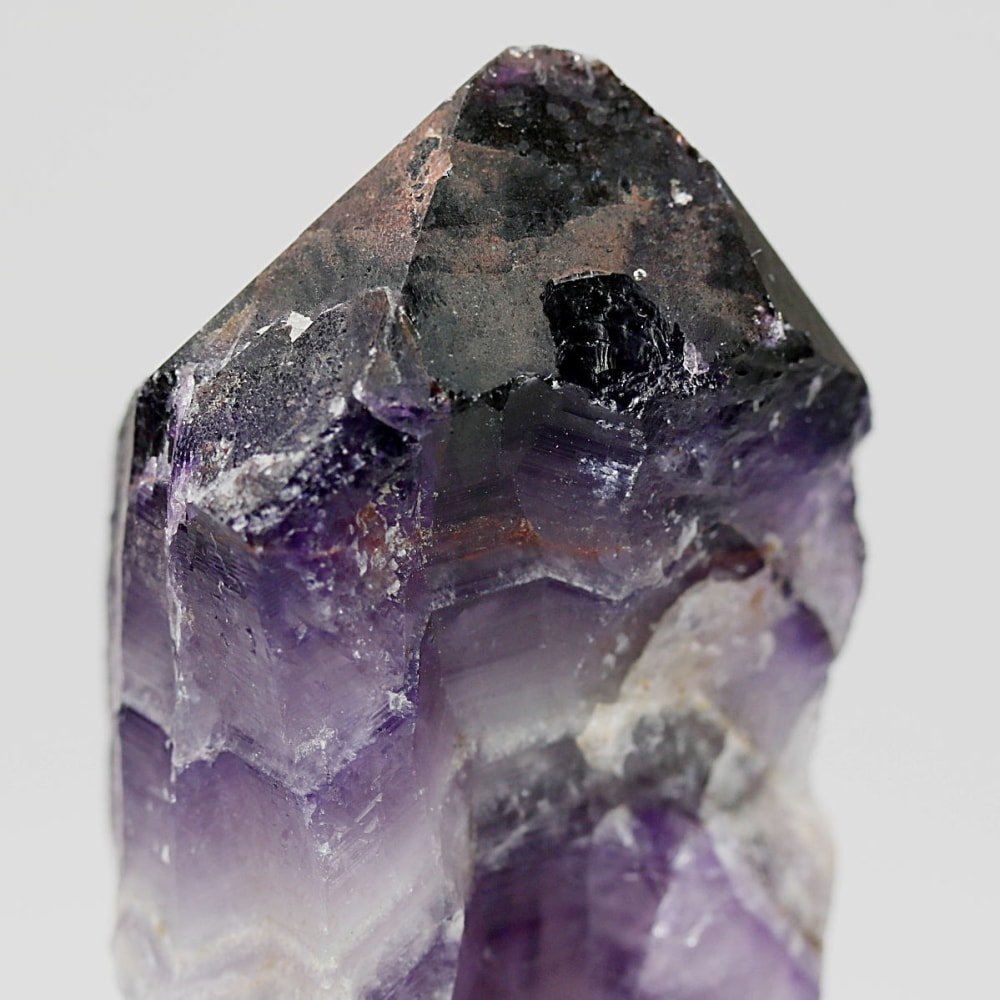 西インド/マハラシュトラ州産シェブロンアメジスト原石ナチュラルポイント(52.7g・ケープアメジスト)-slide-5