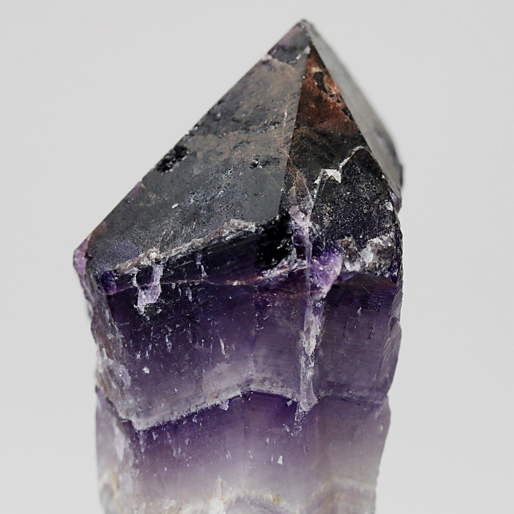 西インド/マハラシュトラ州産シェブロンアメジスト原石ナチュラルポイント(52.7g・ケープアメジスト)-slide-7