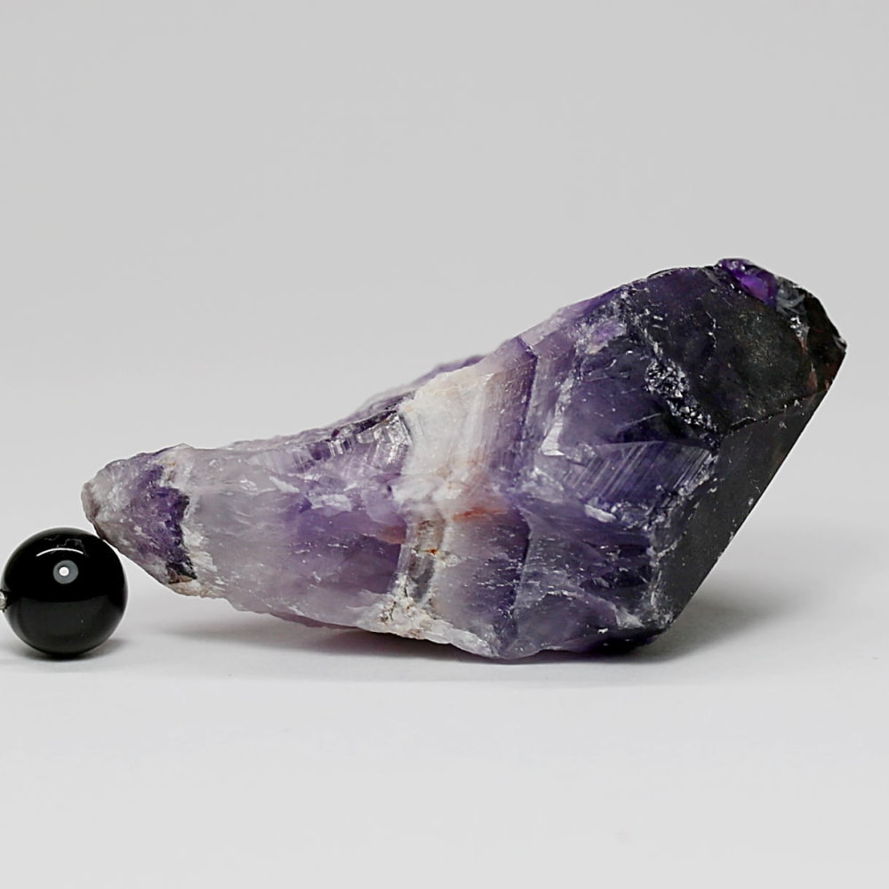 西インド/マハラシュトラ州産シェブロンアメジスト原石ナチュラルポイント(53.8g・ケープアメジスト)-slide-8