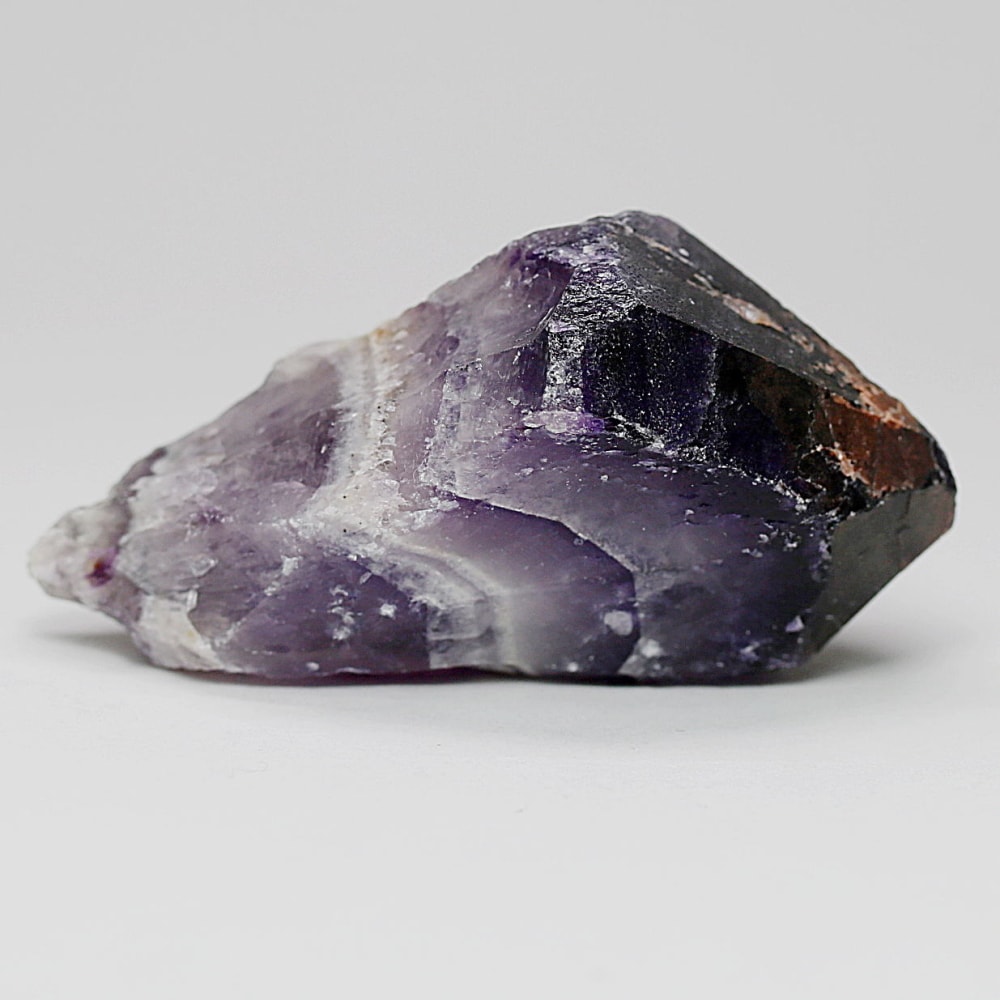 西インド/マハラシュトラ州産シェブロンアメジスト原石ナチュラルポイント(64.1g・ケープアメジスト)-slide-1