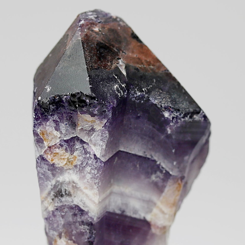 西インド/マハラシュトラ州産シェブロンアメジスト原石ナチュラルポイント(64.1g・ケープアメジスト)-slide-5