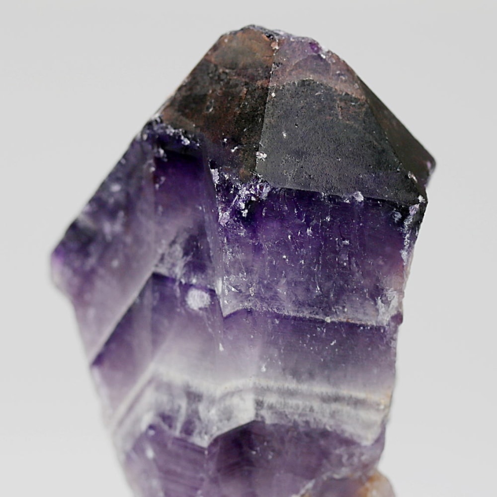 西インド/マハラシュトラ州産シェブロンアメジスト原石ナチュラルポイント(64.1g・ケープアメジスト)-slide-7