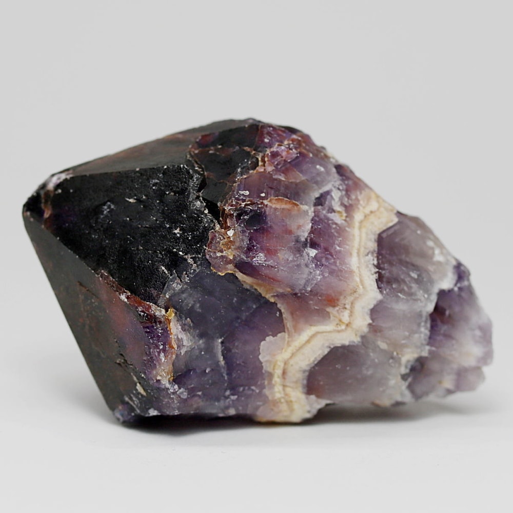 西インド/マハラシュトラ州産シェブロンアメジスト原石ナチュラルポイント(75.5g・ケープアメジスト)-slide-2