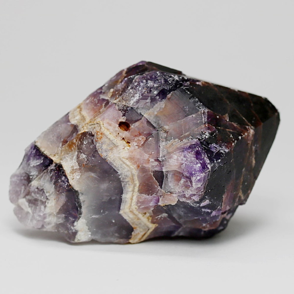 西インド/マハラシュトラ州産シェブロンアメジスト原石ナチュラルポイント(75.5g・ケープアメジスト)-slide-3