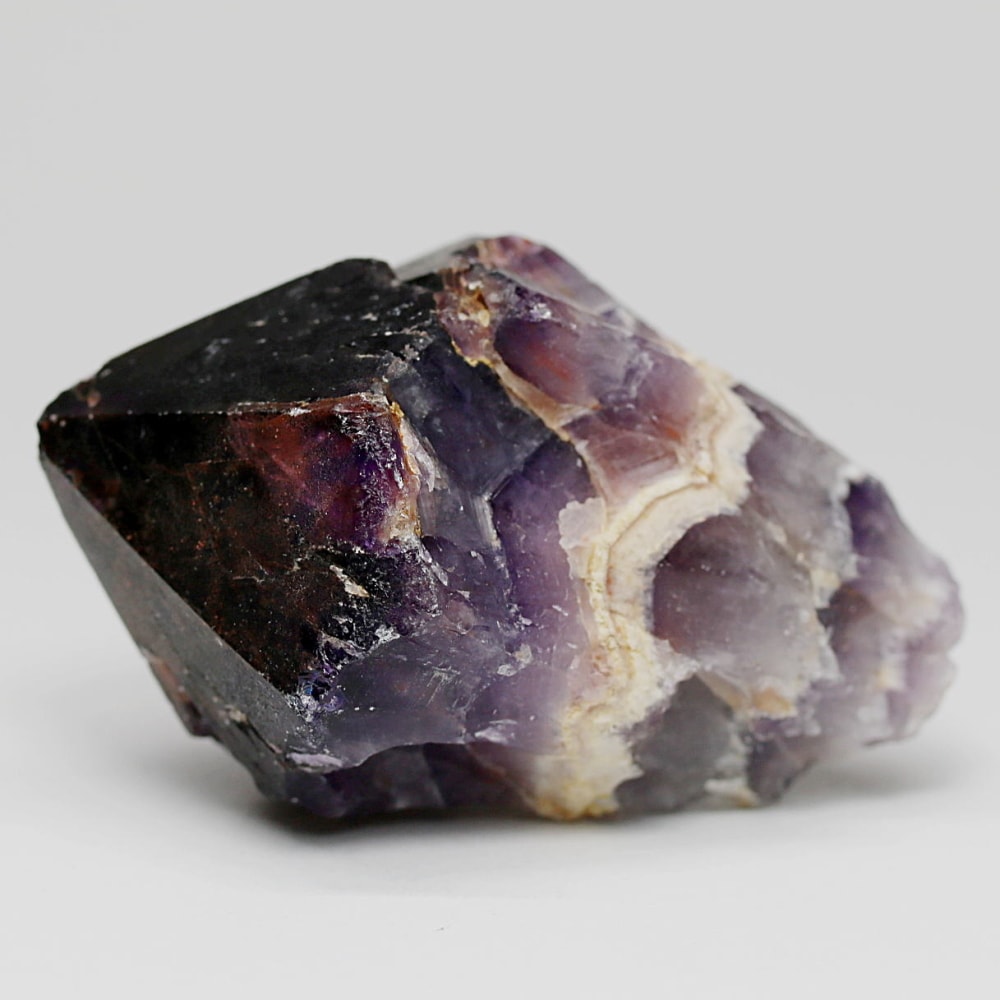 西インド/マハラシュトラ州産シェブロンアメジスト原石ナチュラルポイント(75.5g・ケープアメジスト)-slide-4